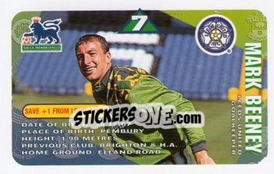 Sticker Mark Beeney - Squads Premier League 1996-1997 - Subbuteo