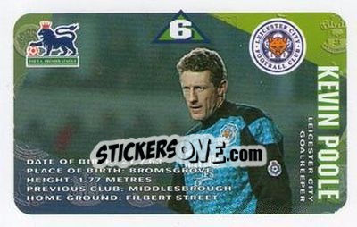 Sticker Kevin Poole - Squads Premier League 1996-1997 n. 61 - Subbuteo