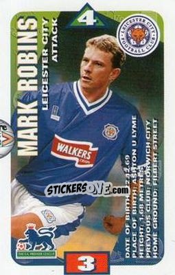 Cromo Mark Robins - Squads Premier League 1996-1997 - Subbuteo