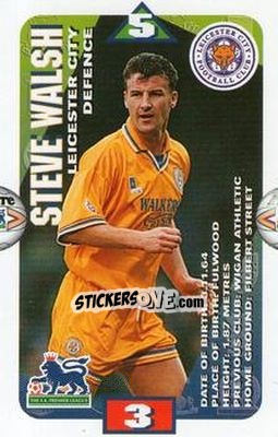 Sticker Steve Walsh - Squads Premier League 1996-1997 - Subbuteo