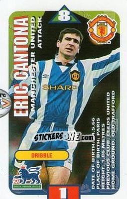 Sticker Eric Cantona - Squads Premier League 1996-1997 n. 77 - Subbuteo