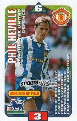 Sticker Phil Neville - Squads Premier League 1996-1997 n. 81 - Subbuteo