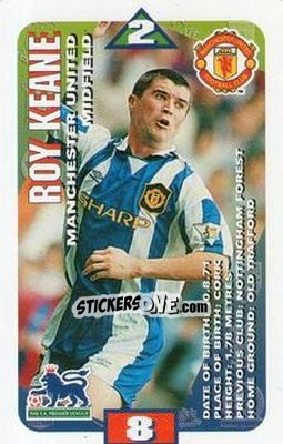 Cromo Roy Keane - Squads Premier League 1996-1997 - Subbuteo