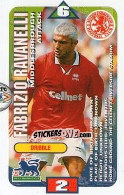 Cromo Fabrizio Ravanelli - Squads Premier League 1996-1997 - Subbuteo