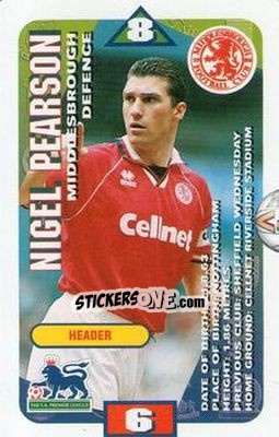 Sticker Nigel Pearson - Squads Premier League 1996-1997 n. 90 - Subbuteo