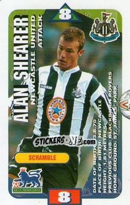 Sticker Alan Shearer - Squads Premier League 1996-1997 - Subbuteo