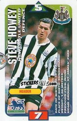 Cromo Steve Howey - Squads Premier League 1996-1997 - Subbuteo
