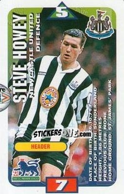 Sticker Steve Howey - Squads Premier League 1996-1997 n. 96 - Subbuteo
