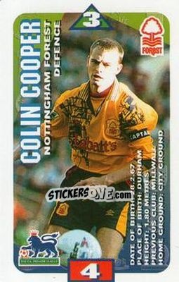 Sticker Colin Cooper - Squads Premier League 1996-1997 n. 99 - Subbuteo