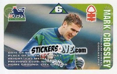Sticker Mark Crossley - Squads Premier League 1996-1997 - Subbuteo
