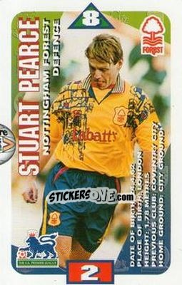 Sticker Stuart Pearce - Squads Premier League 1996-1997 - Subbuteo