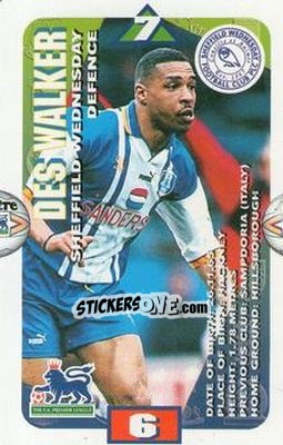 Sticker Des Walker - Squads Premier League 1996-1997 n. 107 - Subbuteo
