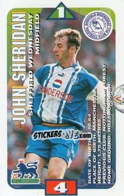 Sticker John Sheridan - Squads Premier League 1996-1997 n. 109 - Subbuteo