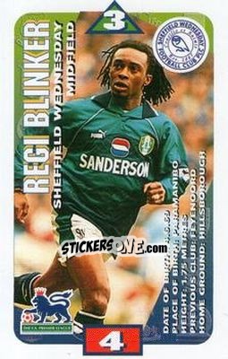 Cromo Regi Blinker - Squads Premier League 1996-1997 n. 111 - Subbuteo