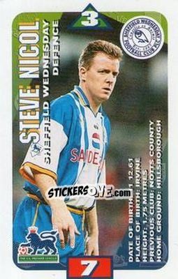 Sticker Steve Nicol - Squads Premier League 1996-1997 - Subbuteo