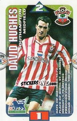 Cromo David Hughes - Squads Premier League 1996-1997 - Subbuteo