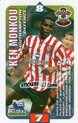 Sticker Ken Monkou - Squads Premier League 1996-1997 n. 116 - Subbuteo