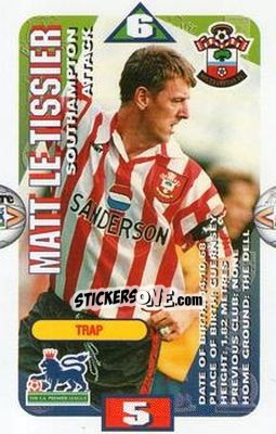 Sticker Matt Le Tissier - Squads Premier League 1996-1997 n. 118 - Subbuteo