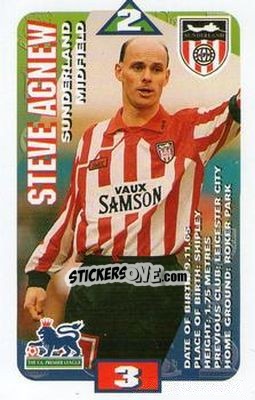 Cromo Steve Agnew - Squads Premier League 1996-1997 - Subbuteo