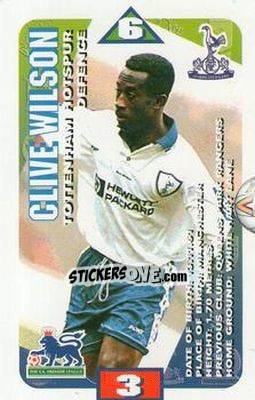 Sticker Clive Wilson - Squads Premier League 1996-1997 n. 129 - Subbuteo