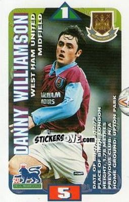 Cromo Danny Williamson - Squads Premier League 1996-1997 - Subbuteo