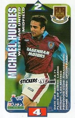 Cromo Michael Hughes - Squads Premier League 1996-1997 - Subbuteo