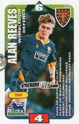 Cromo Alan Reeves - Squads Premier League 1996-1997 - Subbuteo