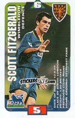 Sticker Scott Fitzgerald - Squads Premier League 1996-1997 - Subbuteo