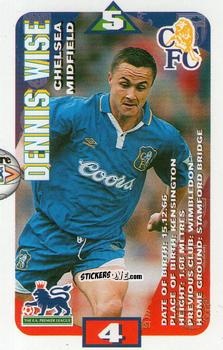 Sticker Dennis Wise - Squads Premier League 1996-1997. Pro Edition n. 27 - Subbuteo