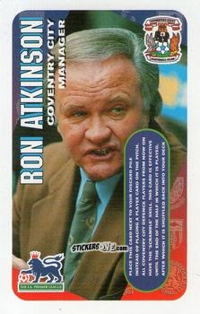 Sticker Ron Atkinson - Squads Premier League 1996-1997. Pro Edition n. 32 - Subbuteo