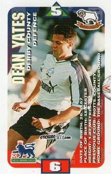 Sticker Dean Yates - Squads Premier League 1996-1997. Pro Edition n. 40 - Subbuteo