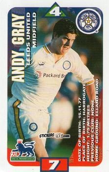 Sticker Andy Gray - Squads Premier League 1996-1997. Pro Edition n. 55 - Subbuteo