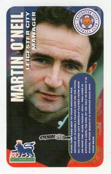 Cromo Martin O'Neill - Squads Premier League 1996-1997. Pro Edition n. 62 - Subbuteo