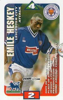 Figurina Emile Heskey - Squads Premier League 1996-1997. Pro Edition n. 64 - Subbuteo