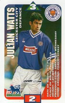 Sticker Julian Watts - Squads Premier League 1996-1997. Pro Edition n. 65 - Subbuteo