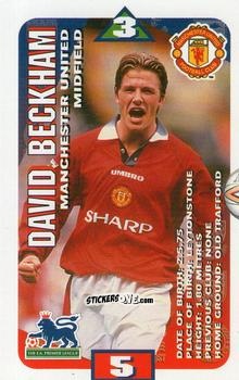 Figurina David Beckham - Squads Premier League 1996-1997. Pro Edition n. 77 - Subbuteo