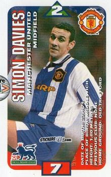 Figurina Simon Davies - Squads Premier League 1996-1997. Pro Edition n. 83 - Subbuteo