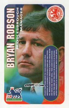 Figurina Bryan Robson - Squads Premier League 1996-1997. Pro Edition n. 85 - Subbuteo