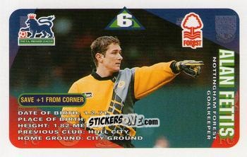 Sticker Alan Fettis - Squads Premier League 1996-1997. Pro Edition n. 103 - Subbuteo