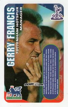 Sticker Gerry Francis - Squads Premier League 1996-1997. Pro Edition n. 131 - Subbuteo