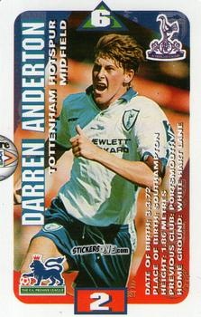 Cromo Darren Anderton - Squads Premier League 1996-1997. Pro Edition n. 132 - Subbuteo