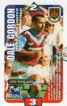 Figurina Dale Gordon - Squads Premier League 1996-1997. Pro Edition n. 140 - Subbuteo