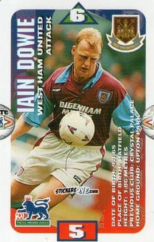 Sticker Iain Dowie - Squads Premier League 1996-1997. Pro Edition n. 142 - Subbuteo