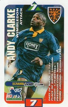 Sticker Andy Clarke - Squads Premier League 1996-1997. Pro Edition n. 147 - Subbuteo