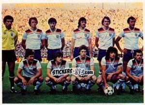 Sticker England - Fussball 1980-1981 n. 4 - Bergmann