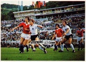 Figurina Förste / Vizek / Dietz / Rummenigge - Fussball 1980-1981 n. 8 - Bergmann