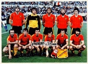 Sticker Belgien - Fussball 1980-1981 n. 18 - Bergmann