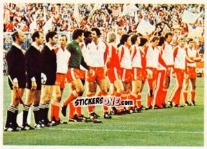 Sticker Nottingham Forest - Fussball 1980-1981 n. 32 - Bergmann