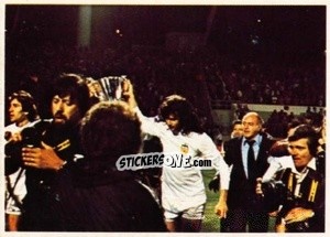 Figurina Kempes Mit Pokal / Di Stefano - Fussball 1980-1981 n. 47 - Bergmann