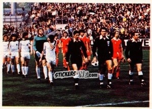 Sticker Einlaufen der Mannschaften - Fussball 1980-1981 n. 49 - Bergmann